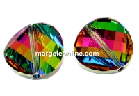 Swarovski, margele twist, vitrail medium, 18mm - x1