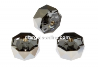 Swarovski, margele rondelle, silver night, 8mm - x2