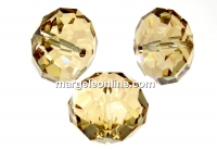 Swarovski, margele briolette, golden shadow, 18mm - x1