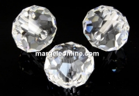 Swarovski, margele briolette LH, crystal, 18mm - x1