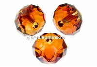 Swarovski, margele briolette LH, copper, 12mm - x1