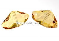 Swarovski, margele galactic, golden shadow, 27mm - x1