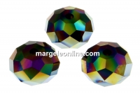 Swarovski, margele briolette, rainbow dark2x, 8mm - x2