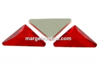 Swarovski, cabochon triangle gamma, light siam, 10mm - x1