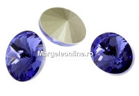 Swarovski, fancy oval, tanzanite, 14x10.5mm - x2