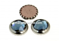 Swarovski, cabochon cristal hotfix rp, denim blue, SS34 - x4