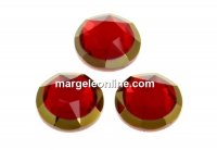 Swarovski, cabochon cristal hotfix, light siam, SS34 - x4