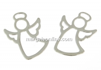 Pandantiv ingeras, argint 925 placat cu rodiu, 16mm - x1