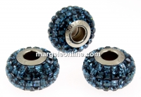 Swarovski, becharmed pave montana, 15mm - x1