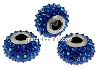 Swarovski, becharmed pave bermuda blue, 15.5mm - x1