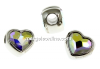 Swarovski, becharmed inima, aurore boreale, 14mm - x1