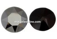Swarovski, fancy rivoli, jet hematite, 27mm - x1