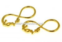 Link infinit love, argint 925 placat aur, 18mm - x1