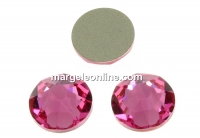 Swarovski, cabochon SS30, rose, 6mm - x4