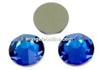 Swarovski, cabochon SS30, bermuda blue, 6mm - x4