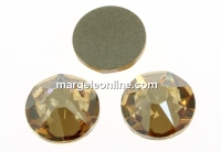 Swarovski, cabochon SS30, golden shadow, 6mm - x4