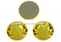 Swarovski, cabochon SS30, light topaz, 6mm - x4