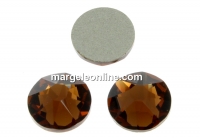 Swarovski, cabochon SS30, smoked topaz, 6mm - x4