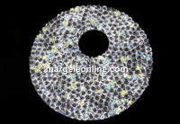 Swarovski, pand. fine rocks, crystal AB, 40mm - x1