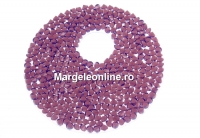 Swarovski, pand. fine rocks, cyclamen opal, 40mm - x1