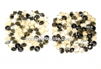 Swarovski, cabo. fine rocks, golden shadow mettalic gold, 22mm - x1