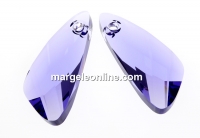 Swarovski, pandantiv aripa, tanzanite, 27mm - x1
