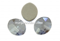 Swarovski, cabochon frunza, blue shade, 10x8mm - x1