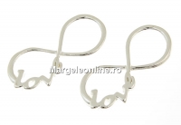 Link infinit love argint 925, 19mm  - x1