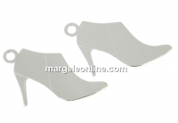 Pandantiv pantof pentru gravat argint 925, 19mm  - x1