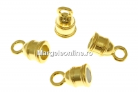 Terminatie bratari si coliere, argint 925 pl cu aur, interior 4mm - x2