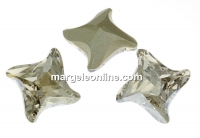 Swarovski, fancy rivoli Twister, silver shade, 10.5mm - x1