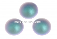 Swarovski, cabochon perla cristal, iridescent light blue, 6mm - x2