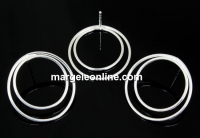 Tortite cercei , argint 925, 12x23mm - x1per