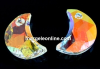 Swarovski, pandantiv luna, aurore boreale, 16mm - x1