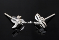 Tortite cercei libelula, argint 925, 12mm - x1per