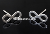 Tortite cercei infinit, argint 925, 11.5mm - x1per