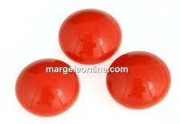Swarovski, cabochon perla cristal, coral, 10mm - x2