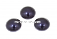 Swarovski, cabochon perla cristal, dark purple, 8mm - x2