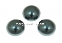 Swarovski, cabochon perla cristal, tahitian look, 6mm - x2