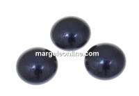 Swarovski, cabochon perla cristal, night blue, 16mm - x1