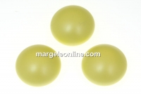 Swarovski, cabochon perla cristal, pastel yellow, 8mm - x2