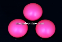 Swarovski, cabochon perla cristal, neon pink, 10mm - x2