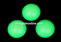 Swarovski, cabochon perla cristal, neon green, 10mm - x2