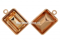 Baza pandantiv pl. cu cupru  pt Swarovski 4527 de 14x10mm - x1