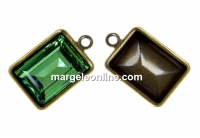 Baza pandantiv bronz  pt Swarovski 4527 de 14x10mm - x1