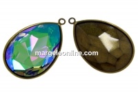 Baza pandantiv bronz pt Swarovski 4327 de 30x20mm - x1