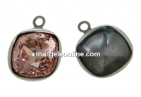 Baza pandantiv pl. cu ag vintage  pt Swarovski 4461 si 4470 de 12mm - x1