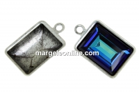 Baza pandantiv pl. cu argint vintage  pt Swarovski 4527 de 14x10mm - x1