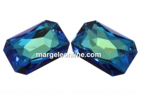 Swarovski, rivoli cabochon bermuda blue, 37X25.5mm - x1