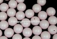Perle Swarovski cu un orificiu, pastel rose, 6mm - x4